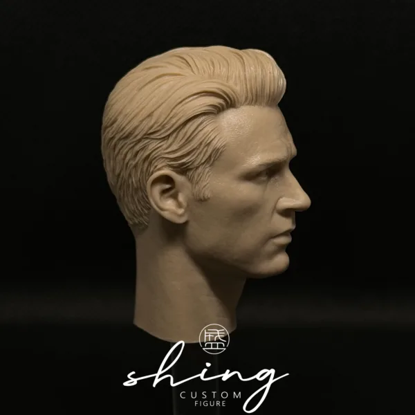 Captain America - 1/6 Scale Unpainted Action Figure Head Sculpt