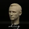 Daniel Craig James Bond - 1/6 Scale Unpainted Action Figure Head Sculpt