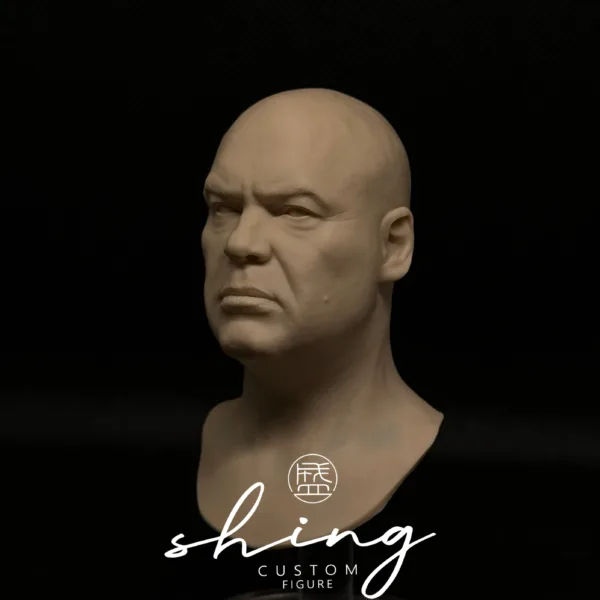 Kingpin - 1/6 Scale Unpainted Action Figure Head Sculpt