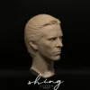 Christian Bale Batman - 1/6 Scale Unpainted Action Figure Head Sculpt