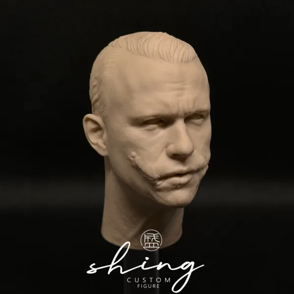 Heath Ledger Joker - 1/6 Scale Unpainted Action Figure Head Sculpt