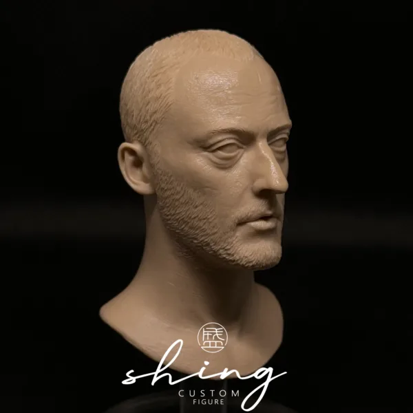 Jean Reno - 1/6 Scale Unpainted Action Figure Head Sculpt