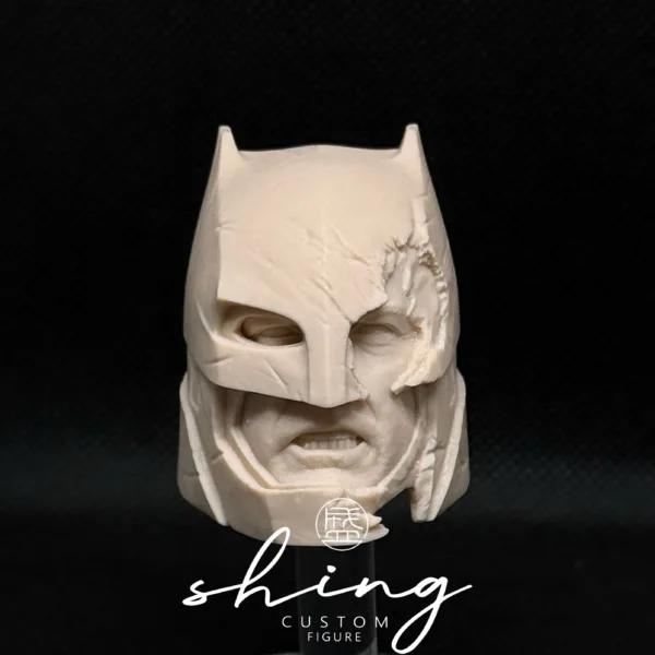 Bruce Wayne Batman - 1/6 Scale Unpainted Action Figure Head Sculpt