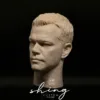 Matt Damon - 1/6 Scale Unpainted Action Figure Head Sculpt
