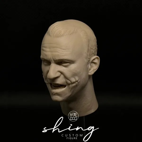 Heath Ledger Joker - 1/6 Scale Unpainted Action Figure Head Sculpt