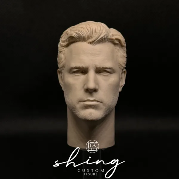 Ben Affleck Batman - 1/6 Scale Unpainted Action Figure Head Sculpt