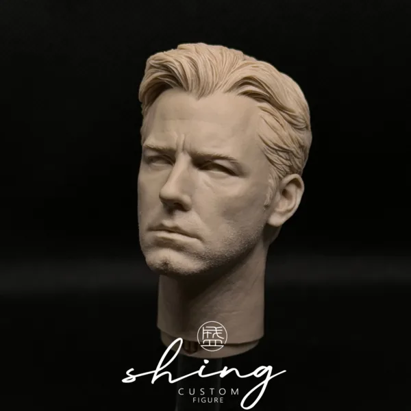 Ben Affleck Batman - 1/6 Scale Unpainted Action Figure Head Sculpt