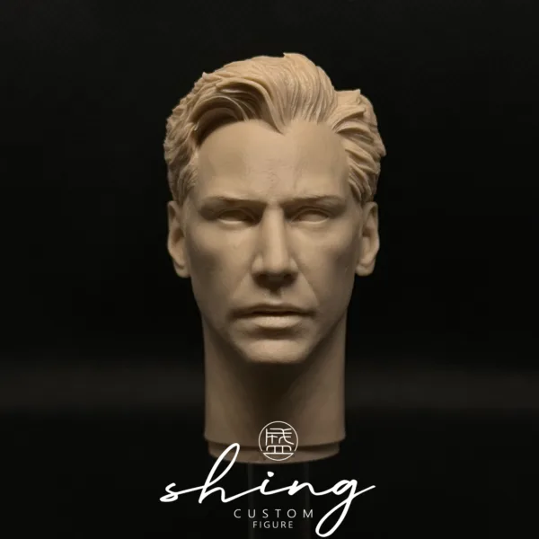 Keanu Reeves - 1/6 Scale Unpainted Action Figure Head Sculpt