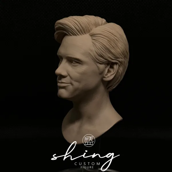 Jim Carrey - 1/6 Scale Unpainted Action Figure Head Sculpt