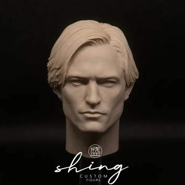 Robert Pattinson Batman - 1/6 Scale Unpainted Action Figure Head Sculpt