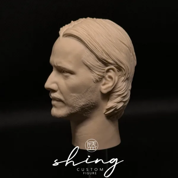 Keanu Reeves - 1/6 Scale Unpainted Action Figure Head Sculpt