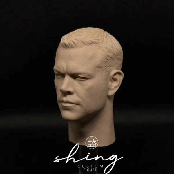 Matt Damon - 1/6 Scale Unpainted Action Figure Head Sculpt
