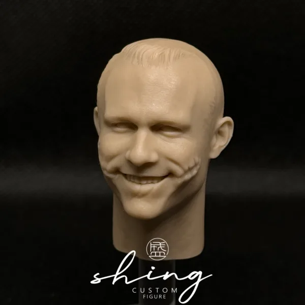 Heath Ledger Joker - 1/6 Scale Unpainted Action Figure Head Sculpt