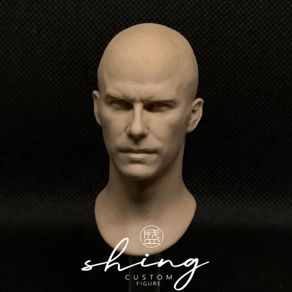 David Beckham - 1/6 Scale Unpainted Action Figure Head Sculpt
