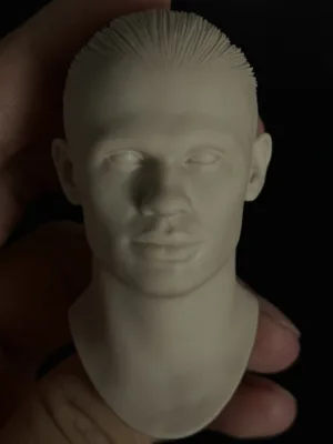 Erling Haaland - 1/6 Scale Unpainted Action Figure Head Sculpt