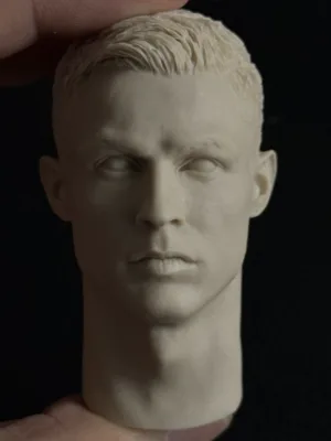 CR7 Ronaldo - 1/6 Scale Unpainted Action Figure Head Sculpt
