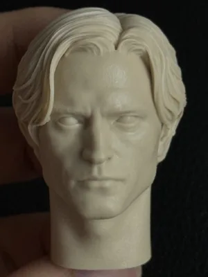 Robert Pattinson Batman - 1/6 Scale Unpainted Action Figure Head Sculpt