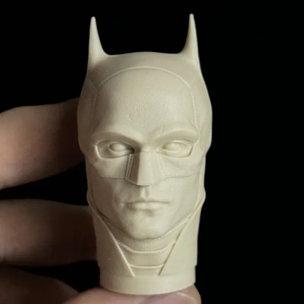 Robert Pattinson Batman - 1/6 Scale Unpainted Action Figure Head Sculpt