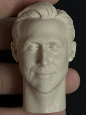 Ryan Gosling - 1/6 Scale Unpainted Action Figure Head Sculpt