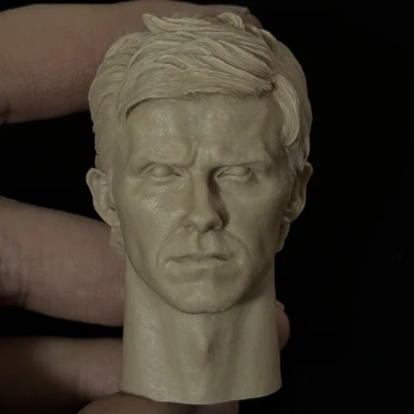 David Beckham - 1/6 Scale Unpainted Action Figure Head Sculpt
