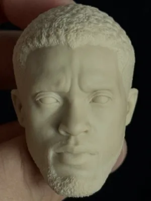 Black Panther - 1/6 Scale Unpainted Action Figure Head Sculpt