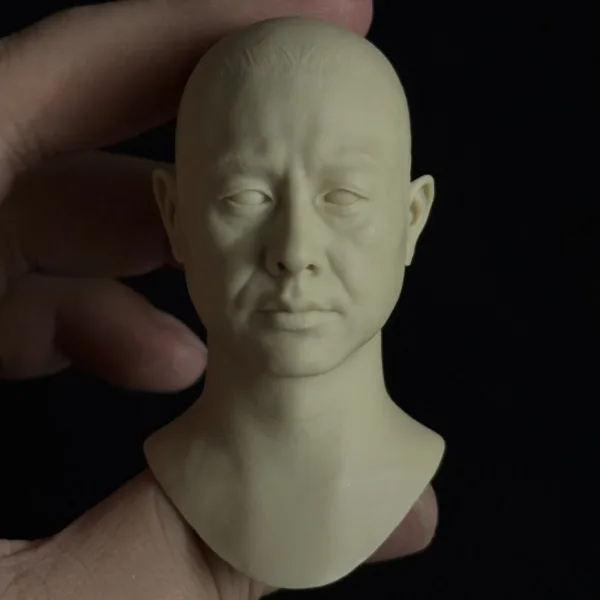 张颂文 Zhang Songwen - 1/6 Scale Unpainted Action Figure Head Sculpt