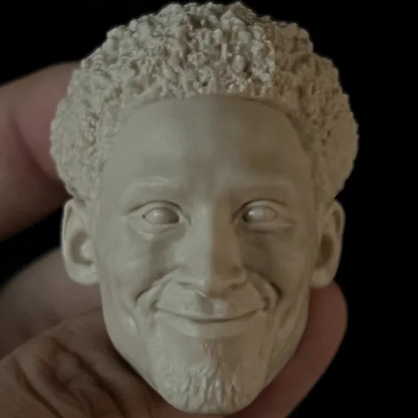 Kobe Bryant - 1/6 Scale Unpainted Action Figure Head Sculpt