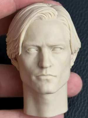Robert Pattinson Batman - 1/6 Scale Unpainted Action Figure Head Sculpt