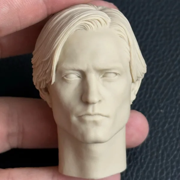 Robert Pattinson Batman - 1/6 Scale Unpainted Action Figure Head Sculpt