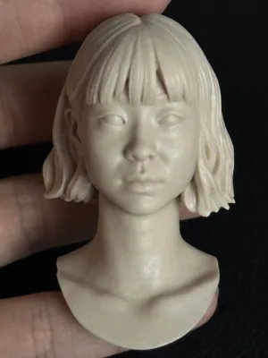 김다미 Kim Da Mi  - 1/6 Scale Unpainted Action Figure Head Sculpt