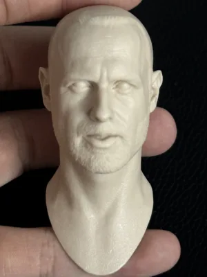 Andrew Lincoln - 1/6 Scale Unpainted Action Figure Head Sculpt