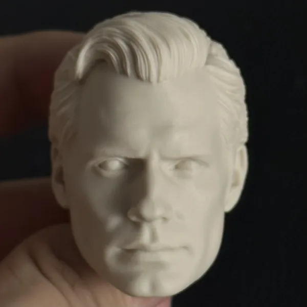Henry Cavill Superman - 1/6 Scale Unpainted Action Figure Head Sculpt