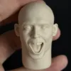 Ronaldo Luiz Nazario De Lima - 1/6 Scale Unpainted Action Figure Head Sculpt