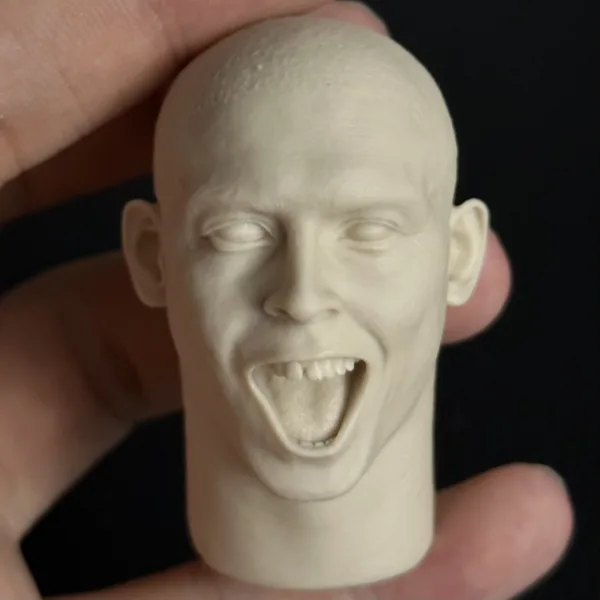 Ronaldo Luiz Nazario De Lima - 1/6 Scale Unpainted Action Figure Head Sculpt