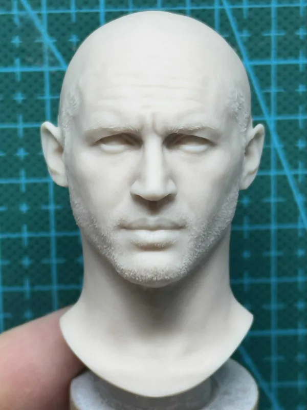 Tom Hardy Venom - 1/6 Scale Unpainted Action Figure Head Sculpt