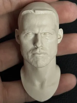 Tom Cruise - 1/6 Scale Unpainted Action Figure Head Sculpt