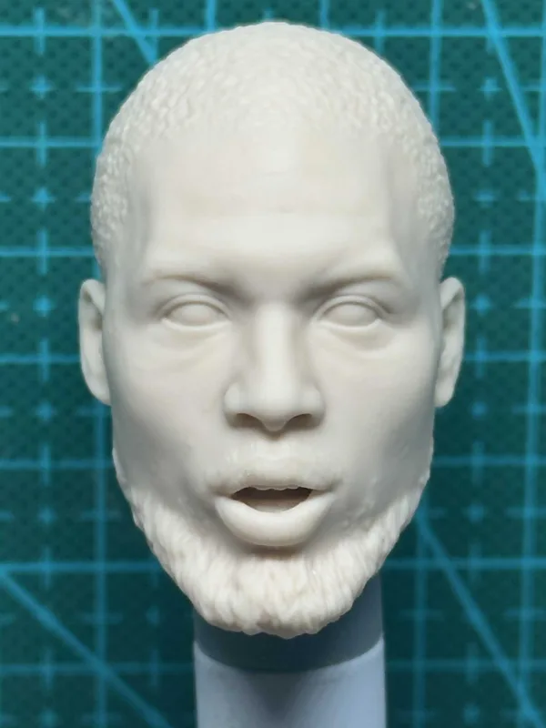 主图_001 NBA Damian Lillard - 1/6 Scale Unpainted Action Figure Head Sculpt