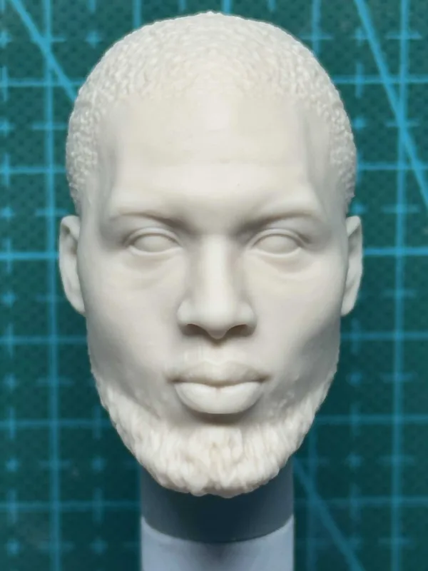 主图_001 NBA Damian Lillard - 1/6 Scale Unpainted Action Figure Head Sculpt
