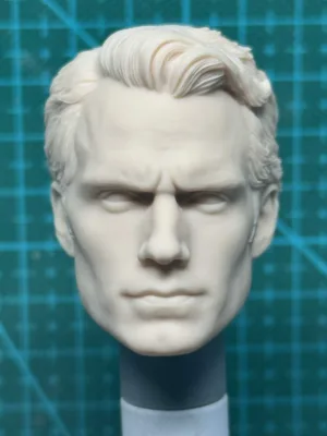 Henry Cavill Superman - 1/6 Scale Unpainted Action Figure Head Sculpt