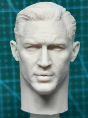 Tom Hardy Venom - 1/6 Scale Unpainted Action Figure Head Sculpt