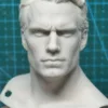 Henry Cavill Superman - 1/6 Scale Unpainted Action Figure Head Sculpt