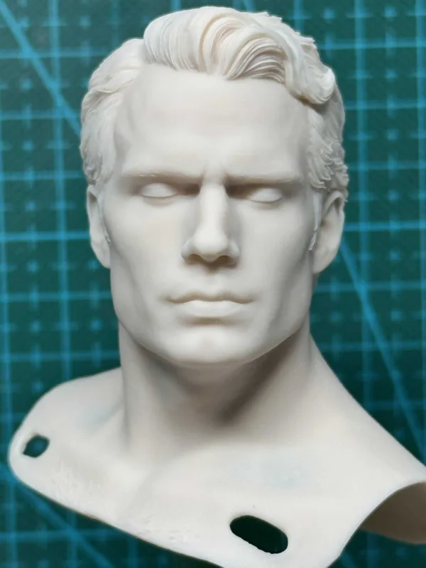 主图_001 Henry Cavill Superman - 1/6 Scale Unpainted Action Figure Head Sculpt