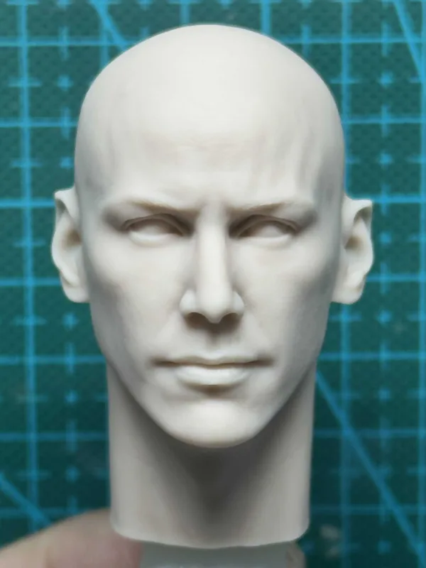 Keanu Reeves - 1/6 Scale Unpainted Action Figure Head Sculpt