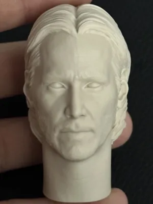 Keanu Reeves - 1/6 Scale Unpainted Action Figure Head Sculpt
