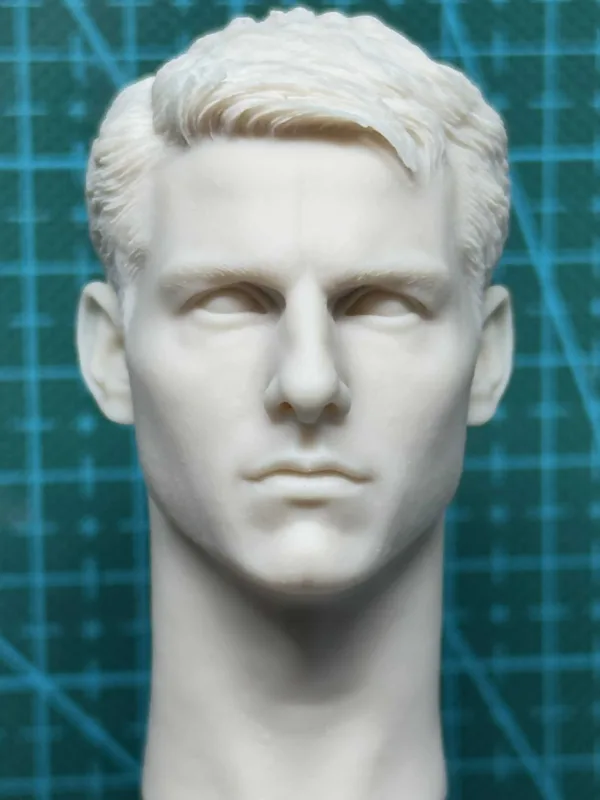 Tom Cruise - 1/6 Scale Unpainted Action Figure Head Sculpt