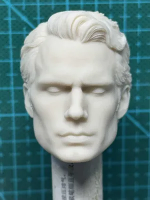 Henry Cavill Superman - 1/6 Scale Unpainted Action Figure Head Sculpt