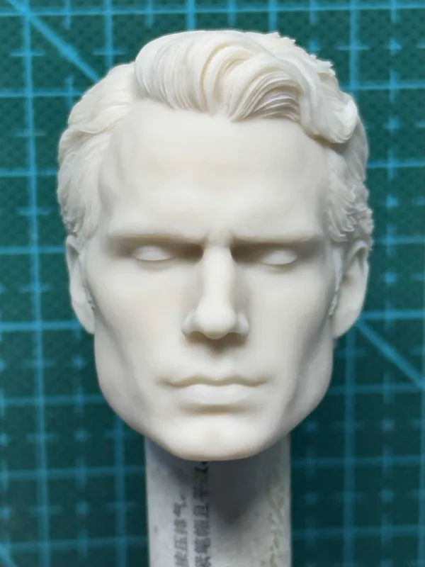 Henry Cavill Superman - 1/6 Scale Unpainted Action Figure Head Sculpt