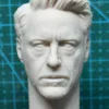 Tony Stark Ironman - 1/6 Scale Unpainted Action Figure Head Sculpt