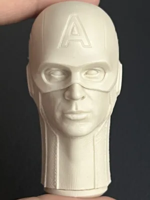 Captain America - 1/6 Scale Unpainted Action Figure Head Sculpt
