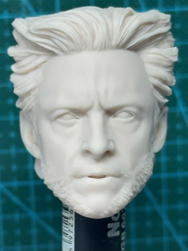 主图_001 Wolverine - 1/6 Scale Unpainted Action Figure Head Sculpt